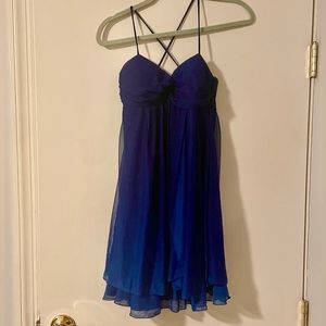 Blue juniors party dress
